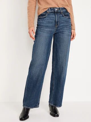 Extra High-Waisted Wide-Leg Jeans for Women | Old Navy (CA)