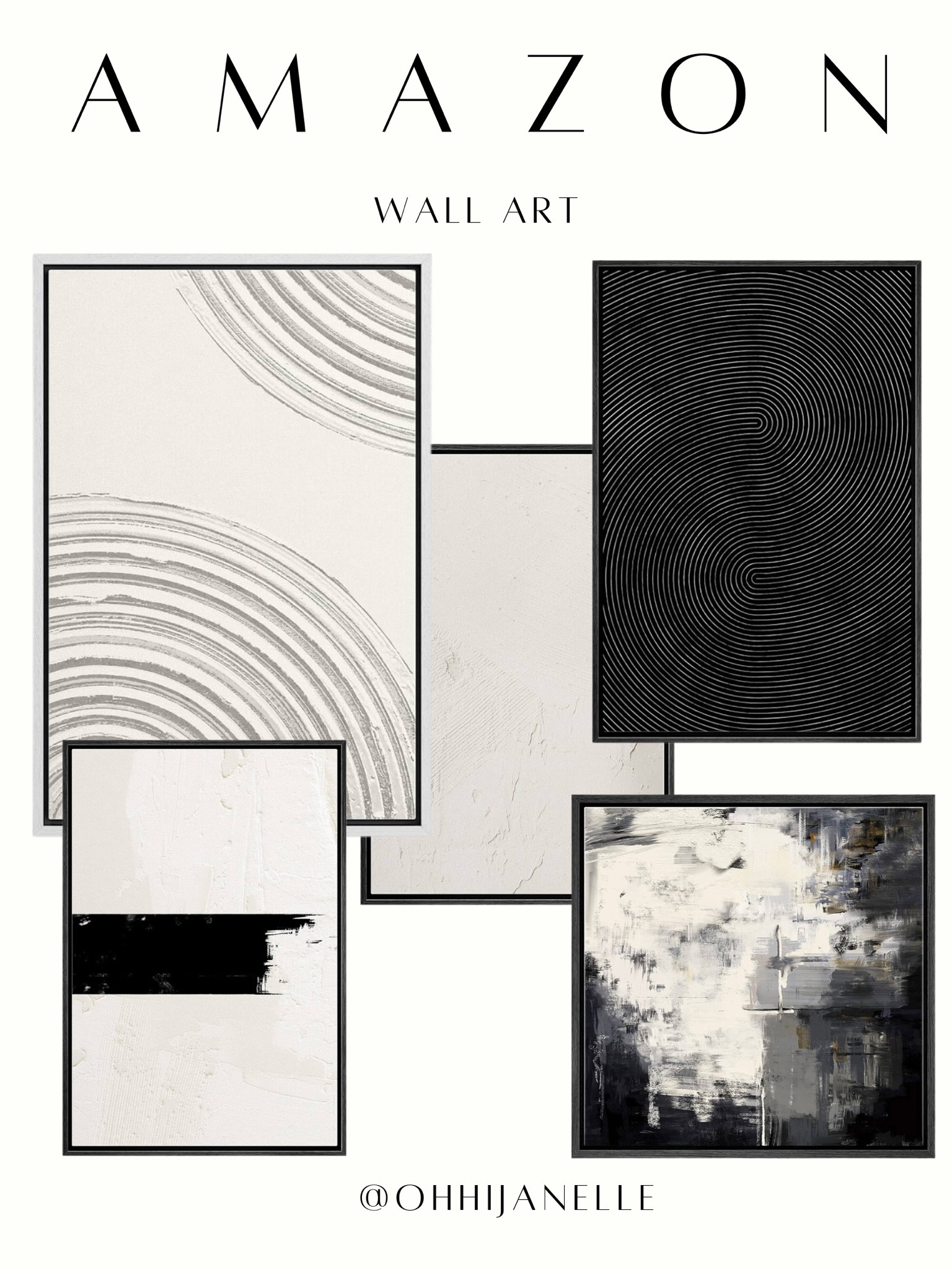 Wall art found on Amazon 

Abstract art, canvas frames, wall art, black and white wall art, Amazon home finds, Amazon finds

#LTKhome #LTKfindsunder100 #LTKstyletip