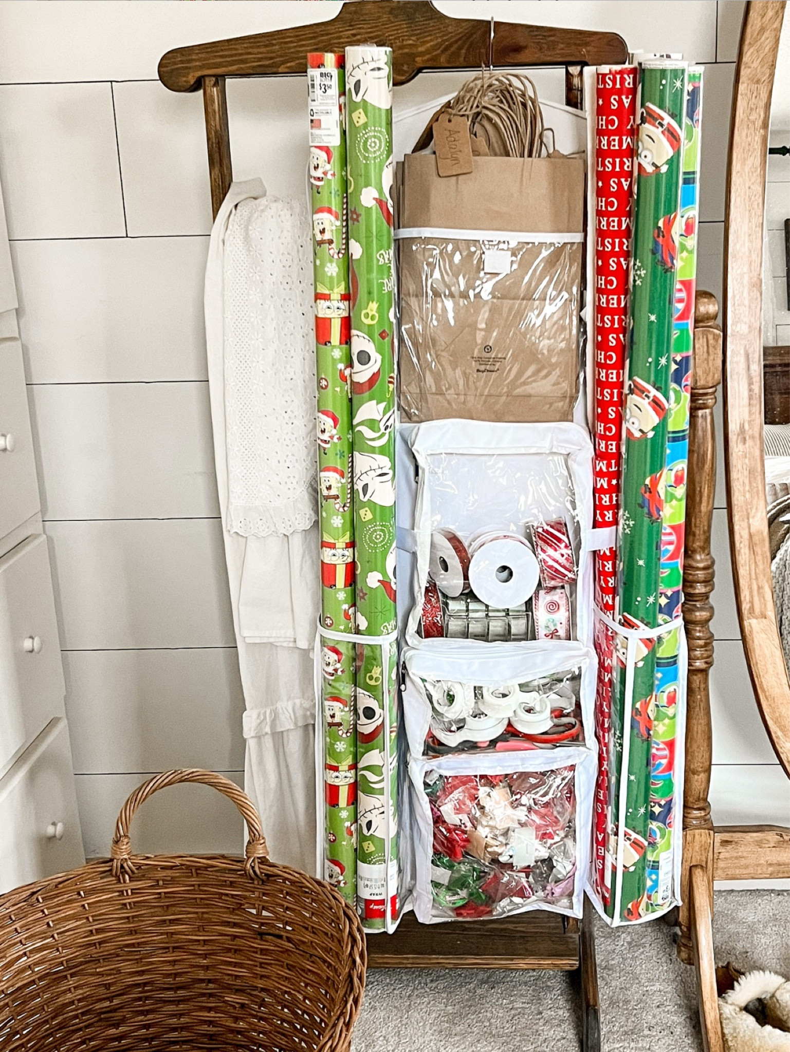 Resharing this, as I love it so much that I bought another 2 years ago! Hang in your closet all year for all your wrapping needs. I’ve tried EVERYTHING and this is the best wrapping station solution! 

#LTKHoliday #LTKHome #LTKSeasonal