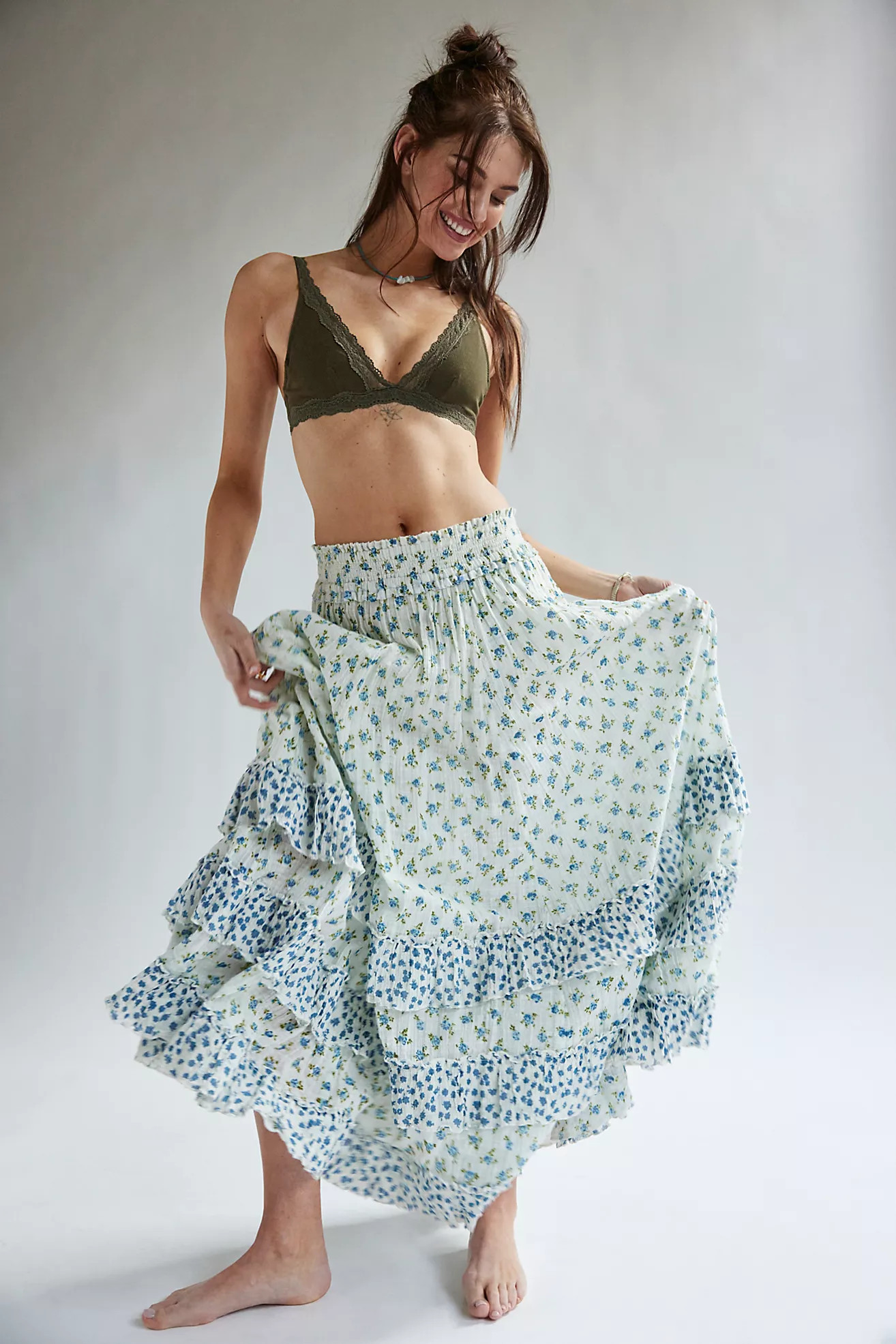 FP One Brynn Printed Maxi Skirt | Free People (Global - UK&FR Excluded)
