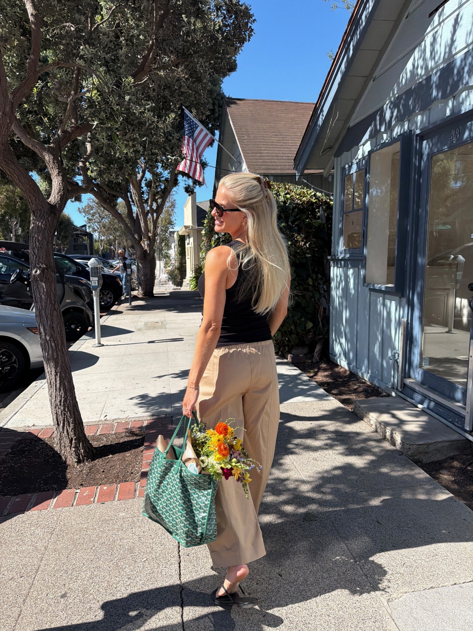 Wearing a medium in tank & pants (sized up for pregnancy), shoes run tts! #kathleenpost

Casual chic outfit, errands outfit, bump friendly, maternity look

#LTKootd #LTKBump #LTKSeasonal