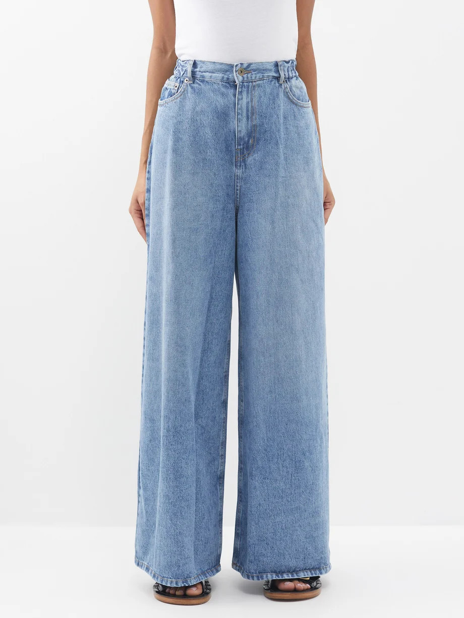 Sasha oversized wide-leg jeans | The Frankie Shop | Matches (US)