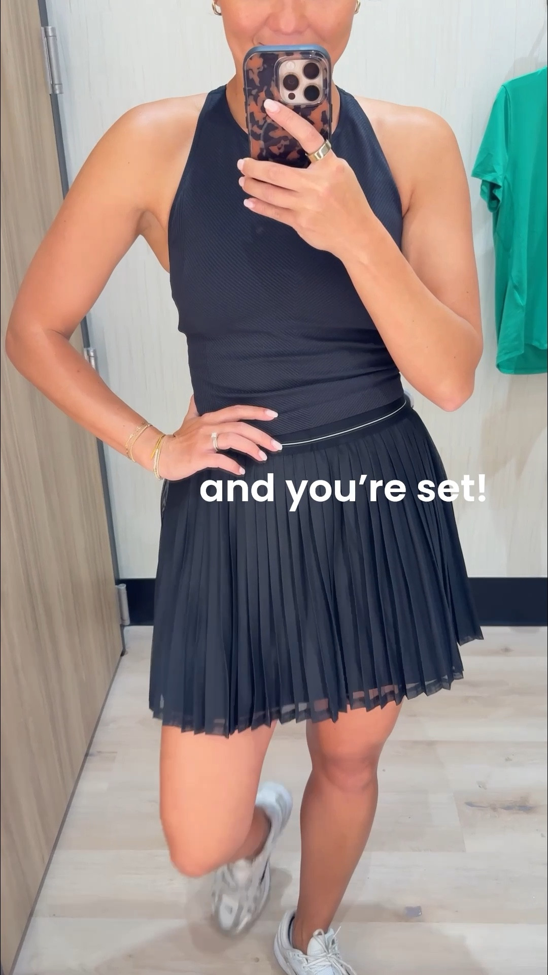 Latest tennis / pickleball outfit! Love love love. Top is so soft and comfortable. Wearing a small skirt & tank. 

#LTKSeasonal #LTKSummerEdit #LTKActive