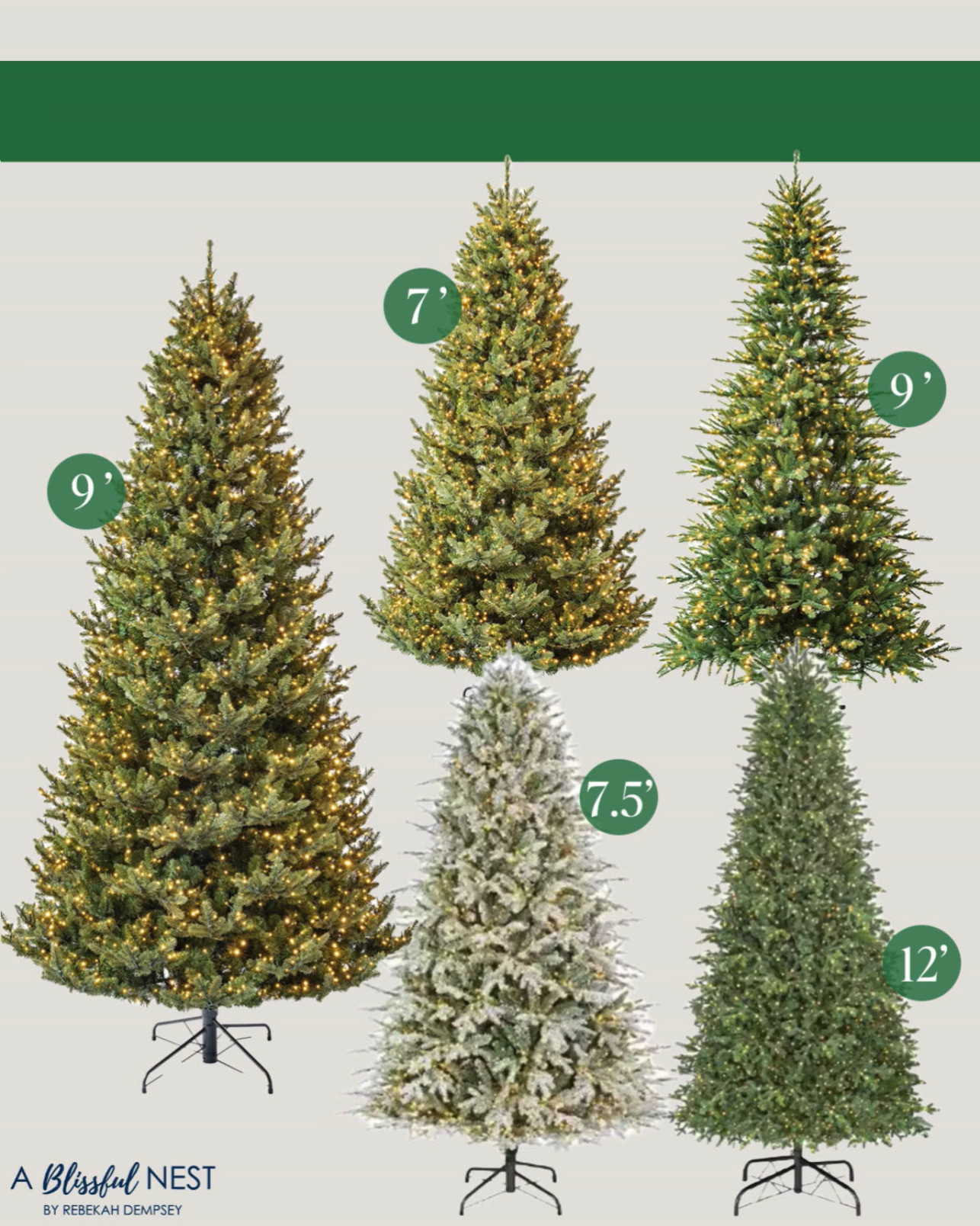 The most loved Christmas trees are here and they are gorgeous. Shop the collection now.
9 ft. pre-lit artificial Christmas tree, 9FT Grand Spruce prelit green artificial Christmas tree, 9' pre-lit Milford Pine green artificial Christmas tree, 7.5' pre-lit Grand Spruce green artificial Christmas tree, 7.5 ft. Grand Duchess pre-lit Christmas tree  

 #LTKHoliday #LTKSeasonal #LTKHome