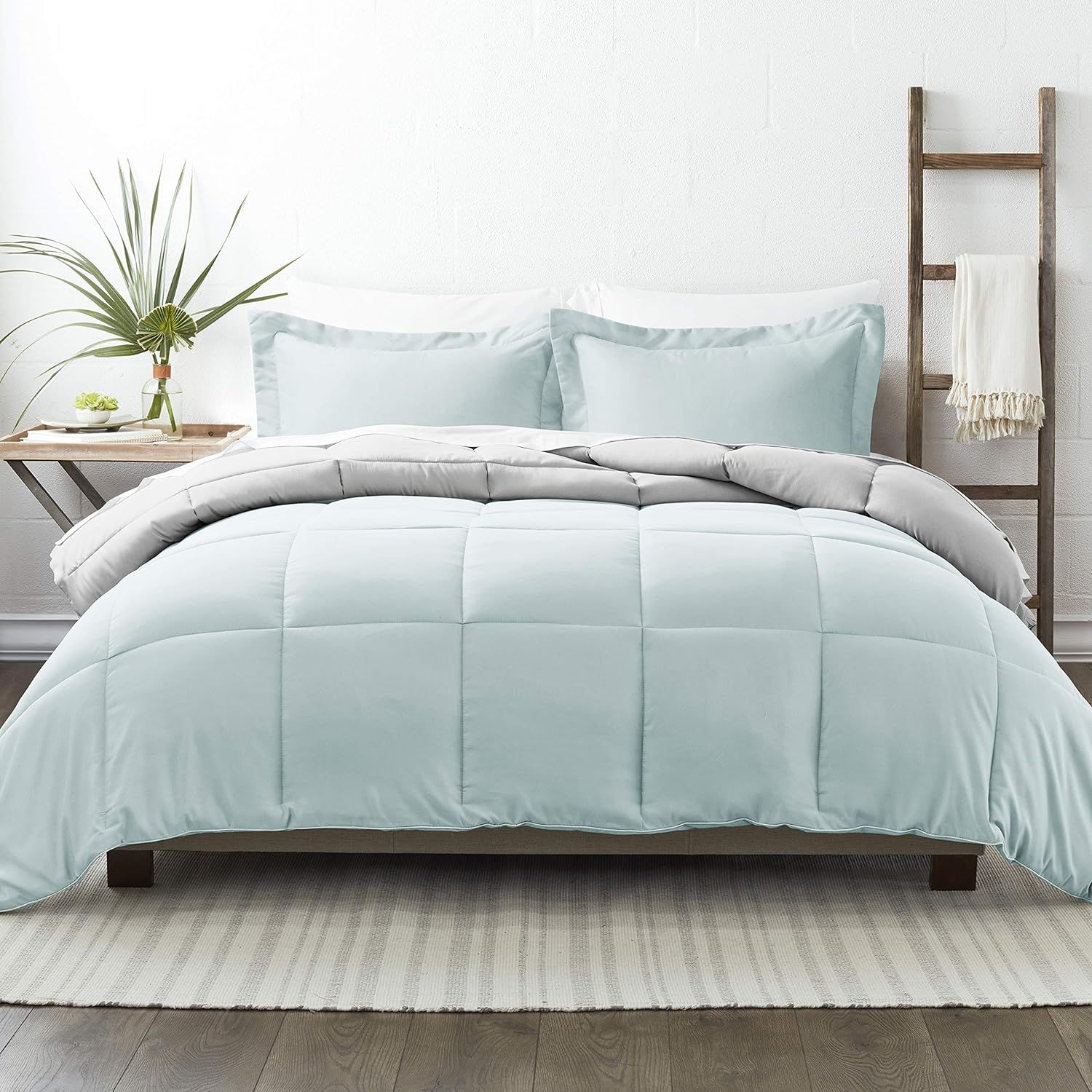 Linen Market Premium Down Alternative Reversible Comforter | Amazon (US)