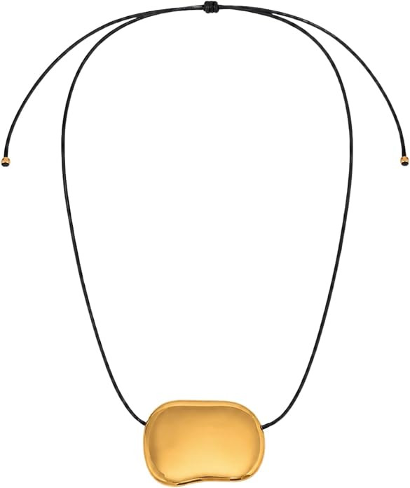 Adjustable Pebble Necklace – Statement & Everyday Wear | Amazon (US)