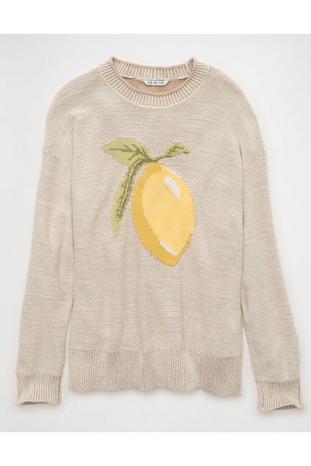 AE Big Hug Oversized Sweater Women's Brown XXS | American Eagle Outfitters (US & CA)