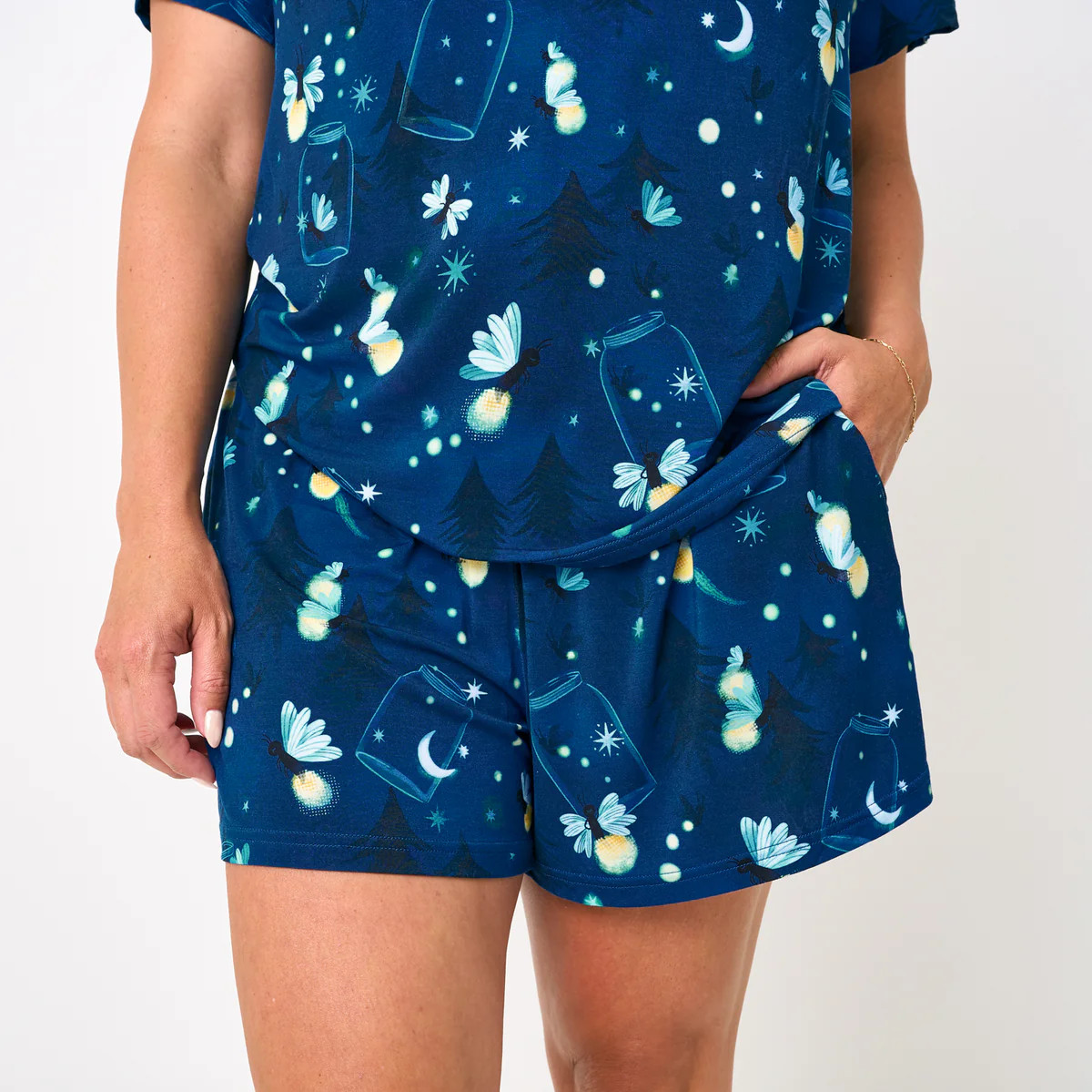 Firefly Glow Women's Pajama Shorts | Little Sleepies