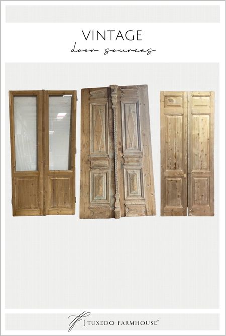 I’m putting a few vintage European doors in my new home build. Here’s a few of my sources. 

#LTKhome #LTKeurope