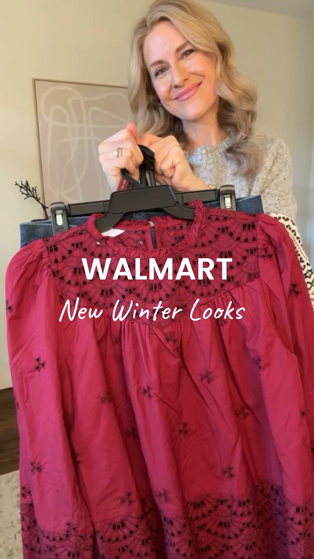 Weeks worth of Walmart winter outfit ideas! Casual to dressy-casual.
Bow sweater size 0X
Bootcut jeans run small, go up a size. I’m in the size 8.
Fair isle sweater I went up one size to a medium.
Wide leg jeans tts 6.
Flare jeans tts 6.
Puffer vest fits tts, I could do a small or medium (I’m wearing the medium).
Leggings size medium
Green top tts small
Red top tss small

#LTKFindsUnder100 #LTKFindsUnder50 #LTKOver40