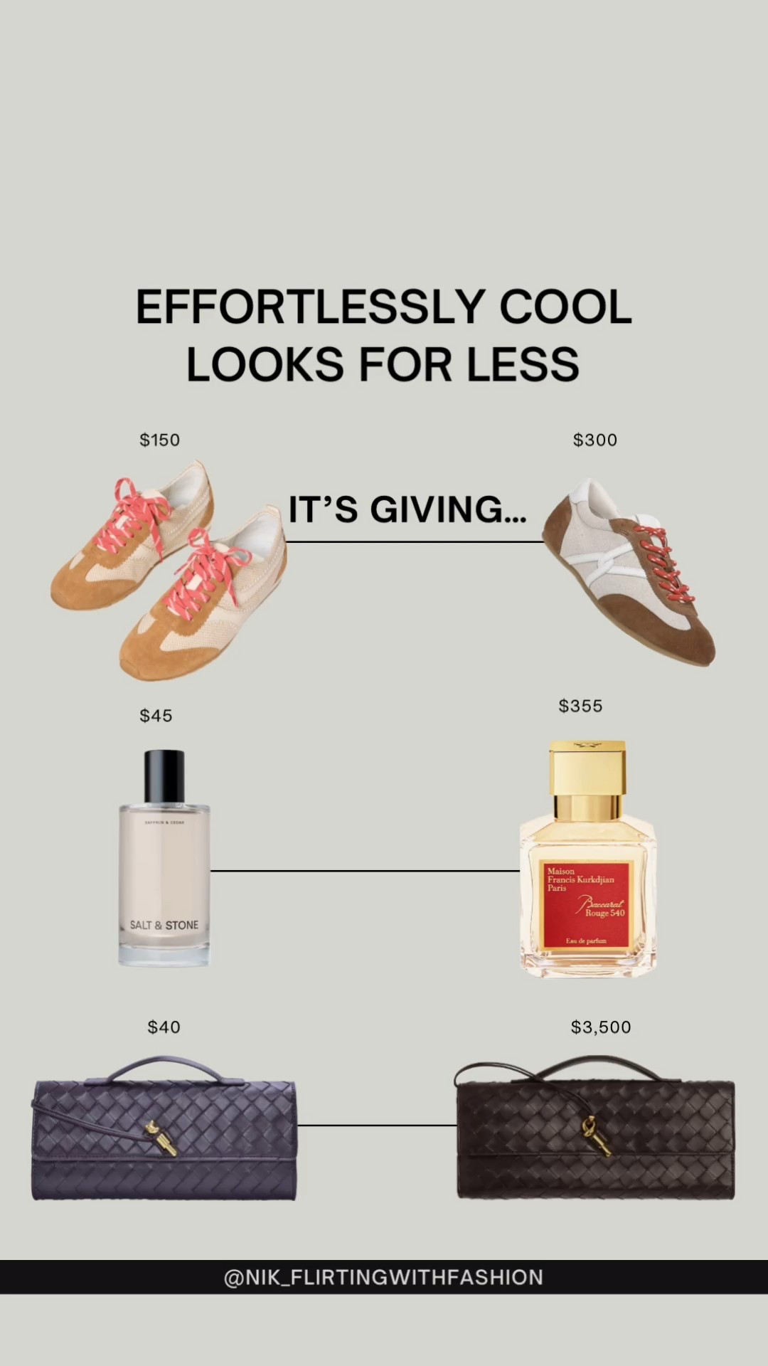 Sharing some of my favorites - looks (and scent) for less. // designer dupes, looks for less, trending, low profile sneakers, suede sneakers, Veronica Beard, Baccarat Rouge 540, Salt and Stone, fragrance, Bottega Veneta, Amazon dupe

#LTKBeauty