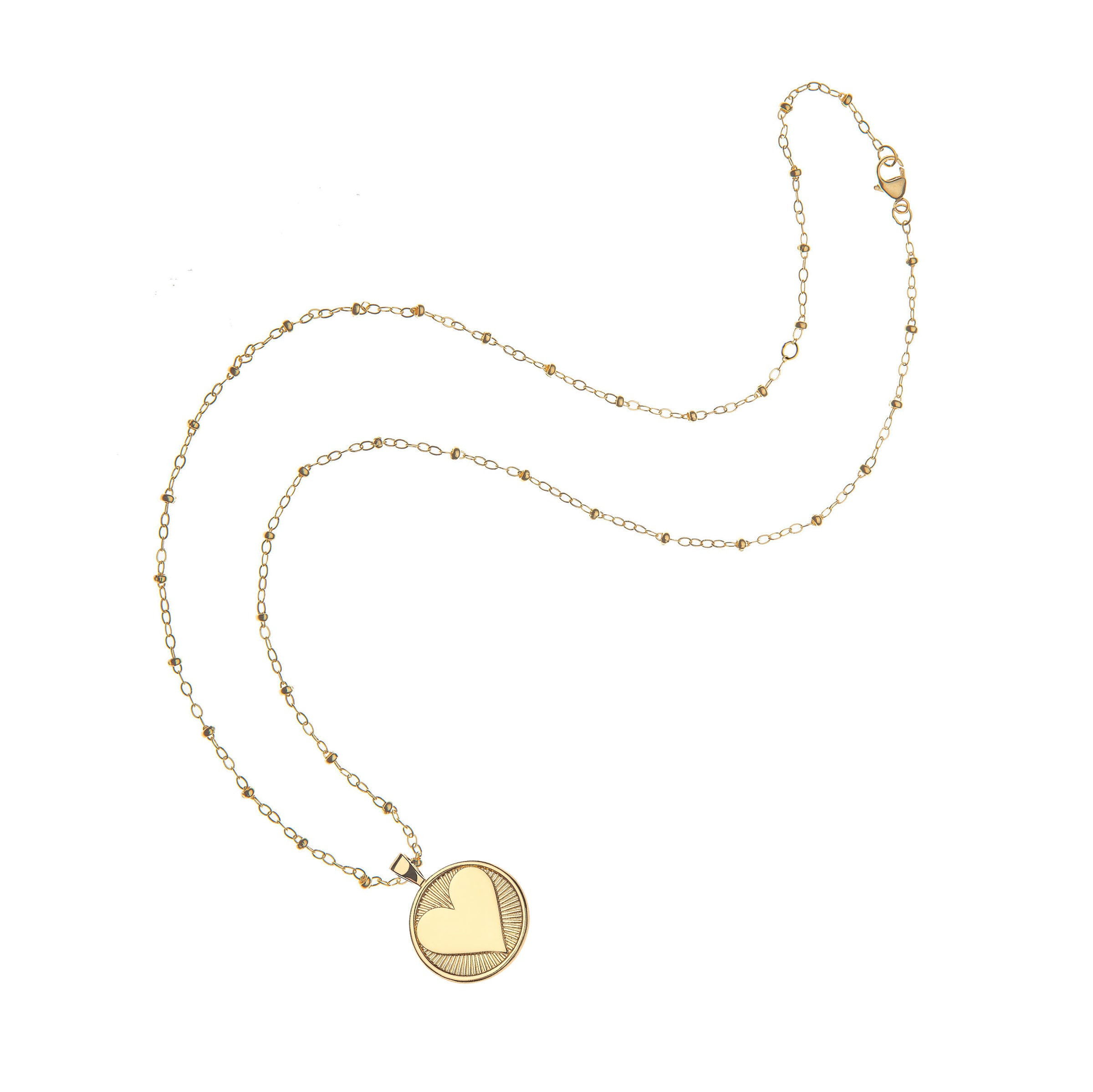 Petite Hearts Find Me Love Pendant (Monogrammable) | Jane Win