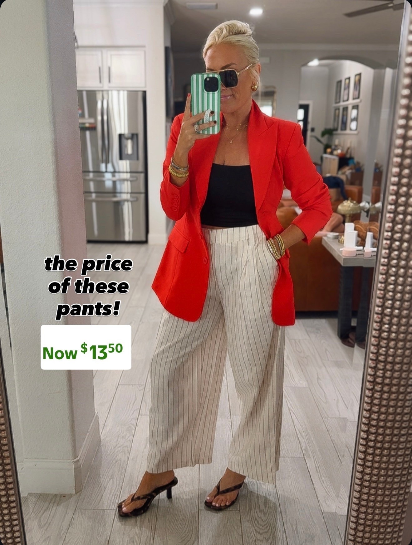How are these pants only $13! Size small
And this blazer is under $20!
