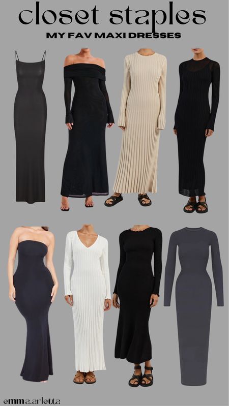 some of my fav maxi dresses 🫶🏼 these are so helpful to have in your closet to dress up or down for any occasion!!! i love these as a base with a blazer or trench coat this winter 

holiday dresses, sweater dress, holiday dress, holiday party, winter fashion, maxi dress, holiday party outfit 

#LTKstyletip #LTKHoliday #LTKplussize