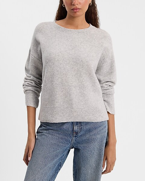 Easy Crew Neck Sweater | Express