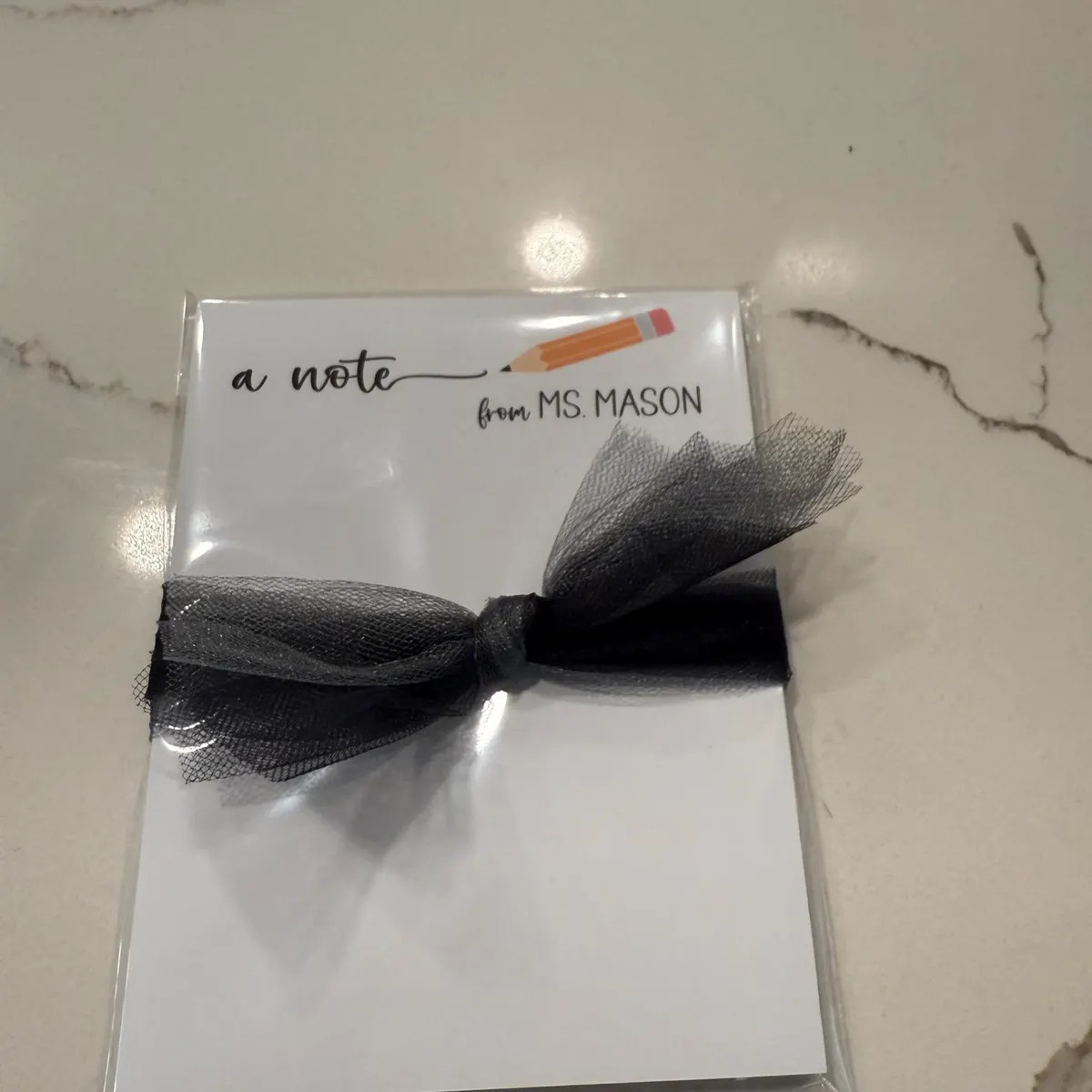 Teacher Gift "a Note From" Personalized Teacher Notepad Post-it Teacher Appreciation Back to Scho... | Etsy (US)