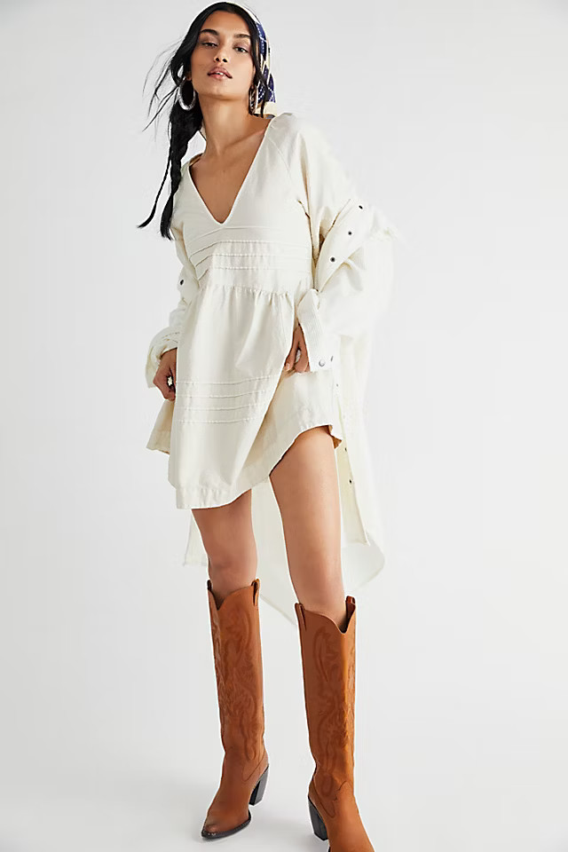 Sweet Surrender Denim Mini Dress | Free People (Global - UK&FR Excluded)