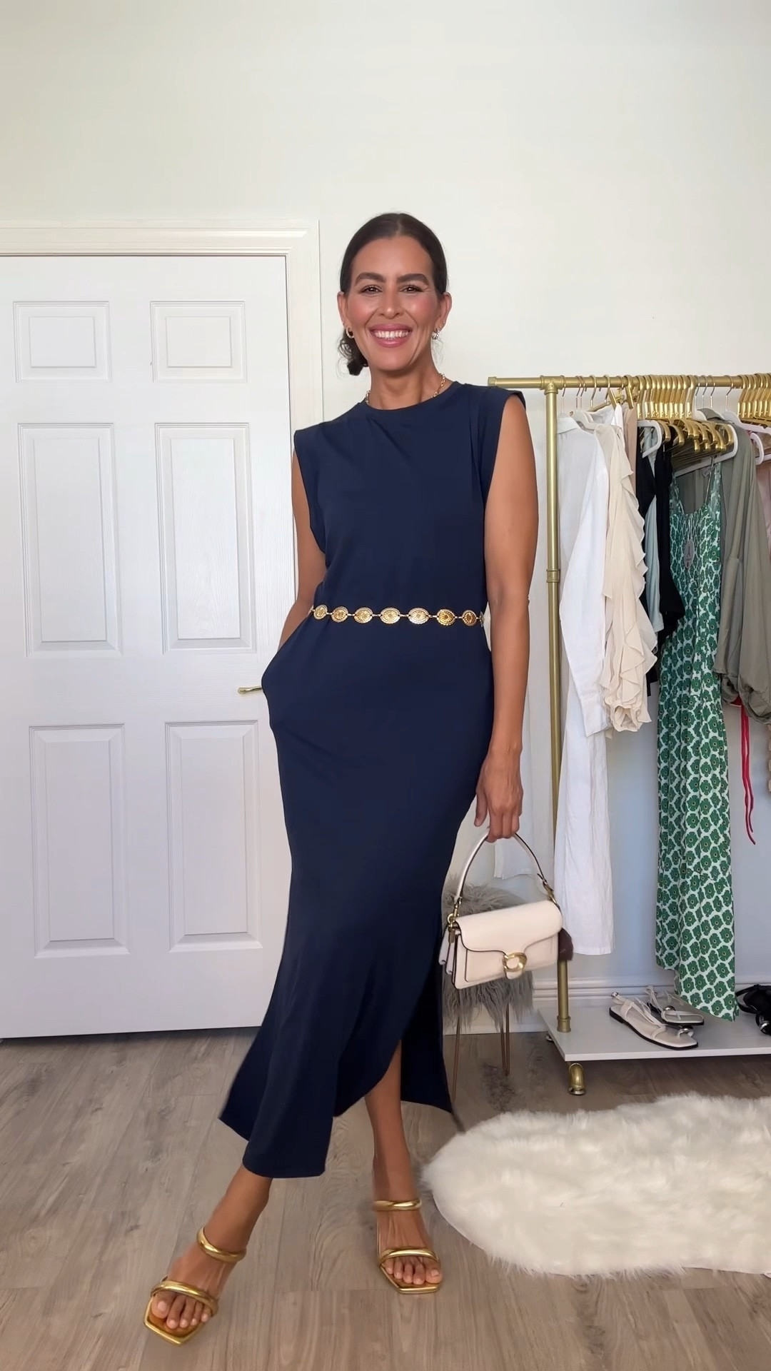 Size S in dress! I’m wear navy. Size M in jacket. 

#LTKSeasonal #LTKOver40 #LTKStyleTip