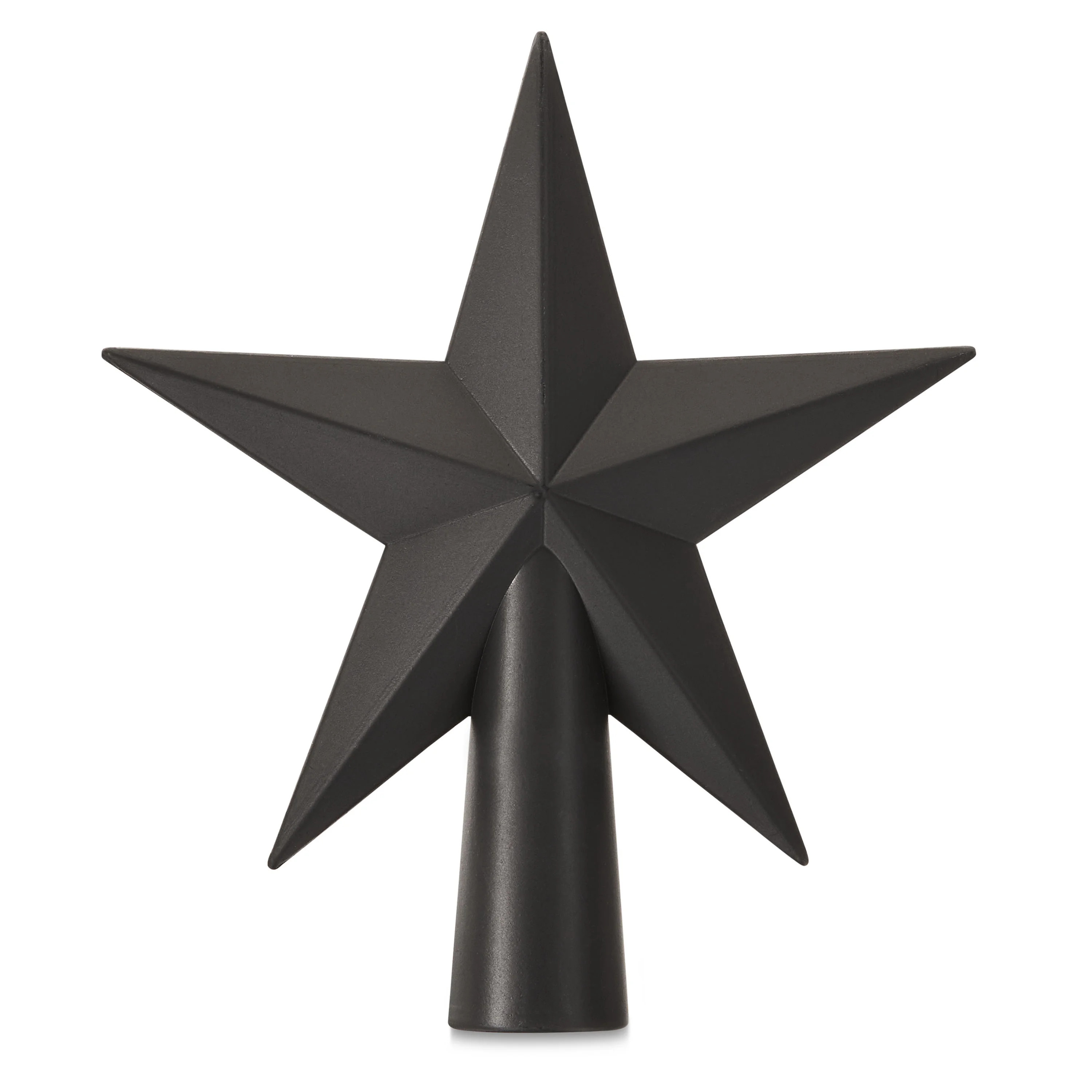Black Star Christmas Tree Topper, 6", by Holiday Time - Walmart.com | Walmart (US)