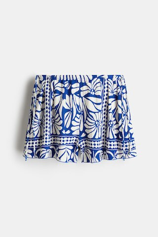 H & M - Gecrinkelte Jerseyshorts - Blau - Damen | H&M (DE, AT, CH, NL, FI)