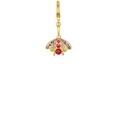 Pavé Crystal Fly Clip-On Charm | Sequin