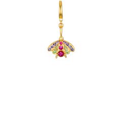 Pavé Crystal Fly Clip-On Charm | Sequin