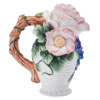 Fitz And Floyd Jardin Flower Bouquet Pitcher | Wayfair North America