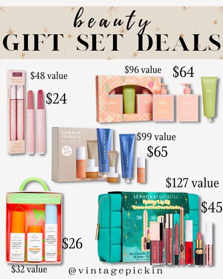 Beauty gift set deals! 

#LTKHoliday #LTKsalealert #LTKbeauty