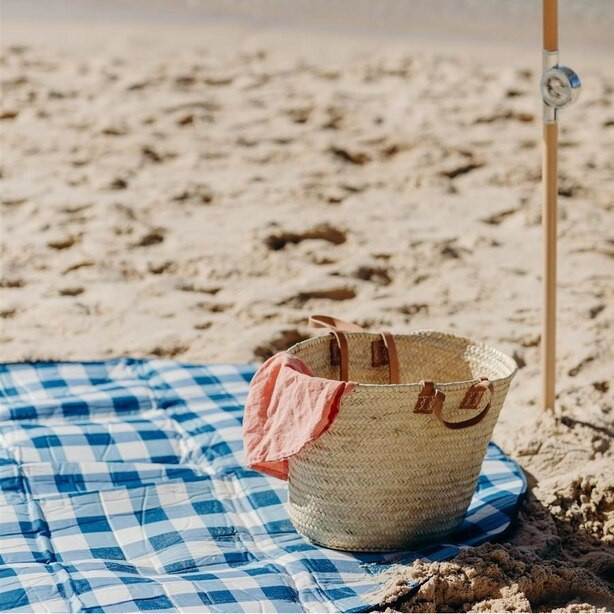 Love Rugs, Gingham Mineral | Indigo (CA)