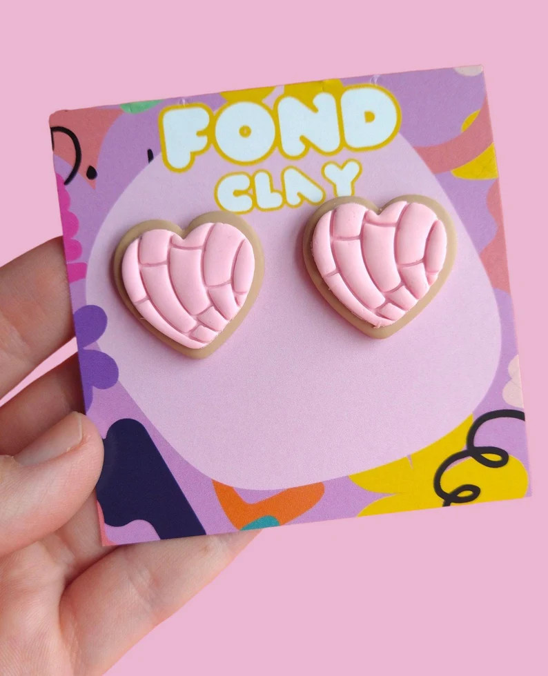 Pink Concha Hearts - Etsy | Etsy (US)