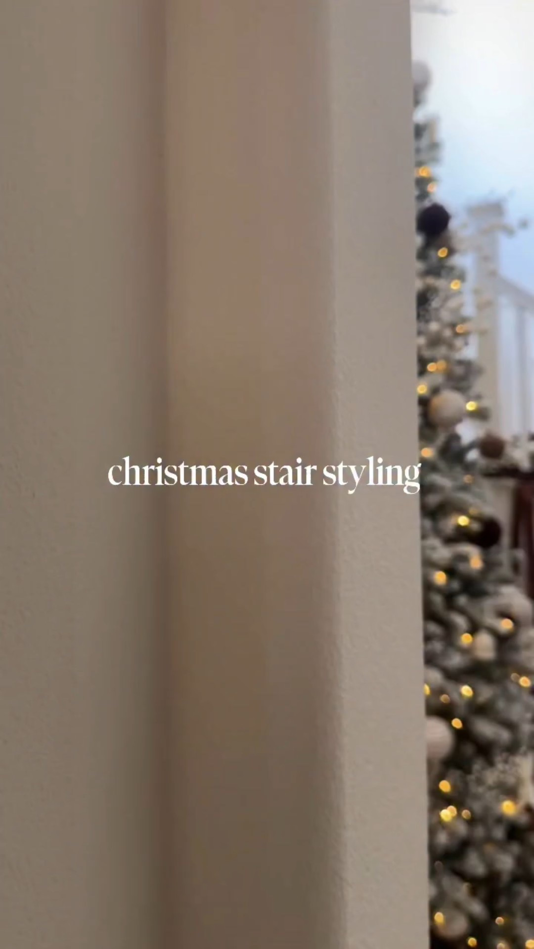 okay but why did no one tell me NOT draping the garland would be a whole vibe?! i’m genuinely obsessed! and i even had enough leftover  to cover the entire upstairs 😍  definitely doing it this way from now on🎄 debating if i should add twinkle lights to it 🤔

#christmasdecor #christmasstairs #christmasgarland #garlandstyling #christmasgarlanddecor #christmasstaircase #christmastree #itsbeginningtolookalotlikechristmas
