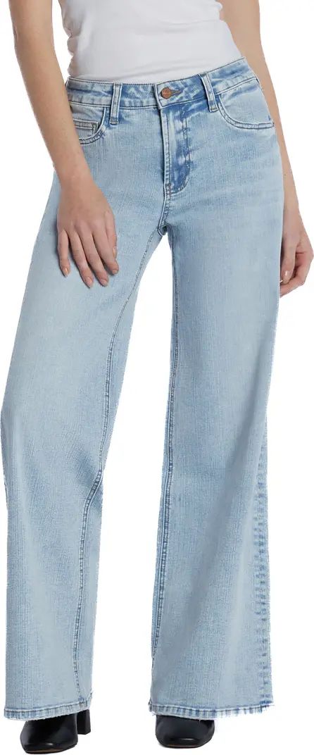 HINT OF BLU Happy Go Lucky Wide Leg Jeans | Nordstrom | Nordstrom