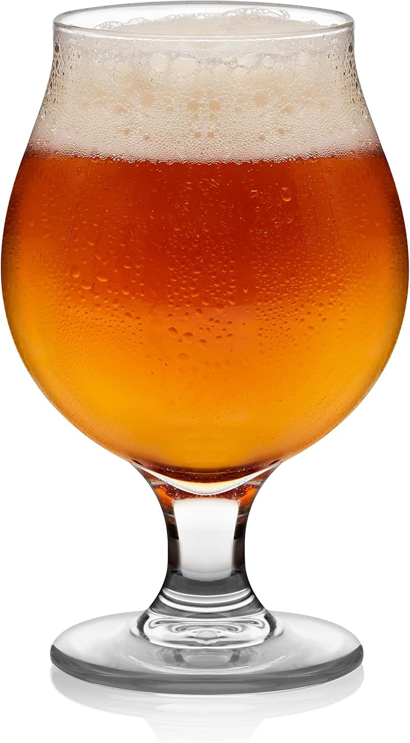 Libbey Craft Brews Classic Belgian Beer Glasses, 16-ounce, Set of 4 | Amazon (US)