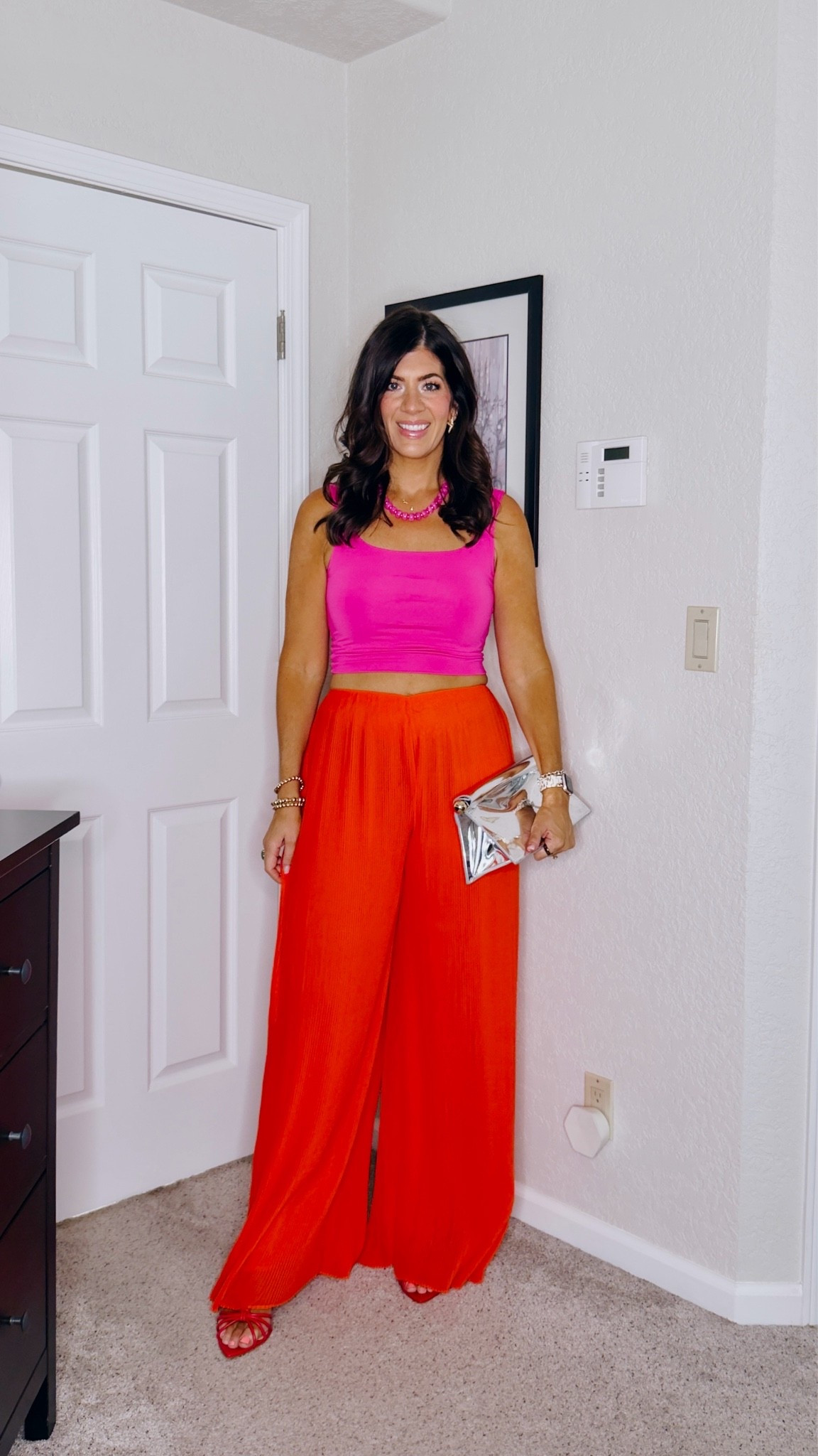 What I wore to a pre wedding event 
In a large tank and medium pants

#LTKMidsize #LTKOver40 #LTKWedding