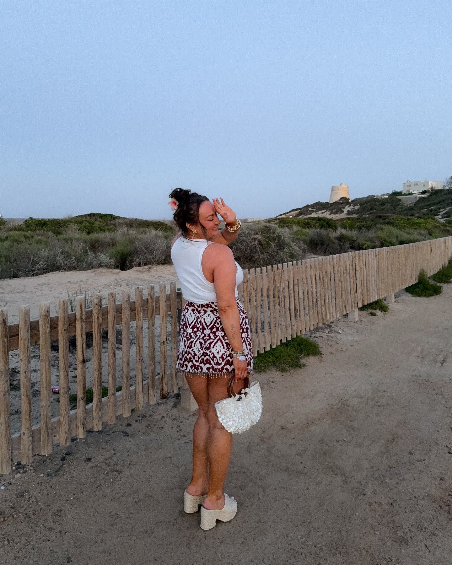 “you seem happier” thanks, im in Ibiza !!! ✈️🌺🌊🍇🍉💃🏼