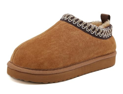 SMajong Kids Slippers Plush Warm Girls Fuzzy House Slippers Boys Platform Slipper Slip-on Shoes W... | Amazon (US)