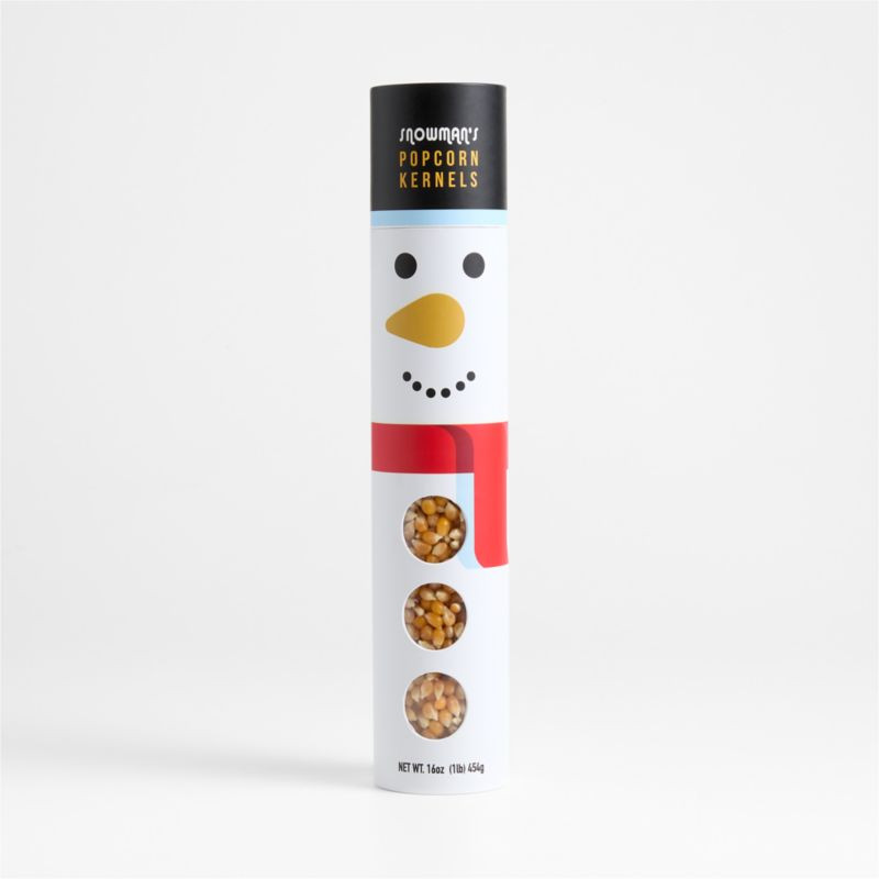 Snowman Popcorn Kernels | Crate & Barrel | Crate & Barrel