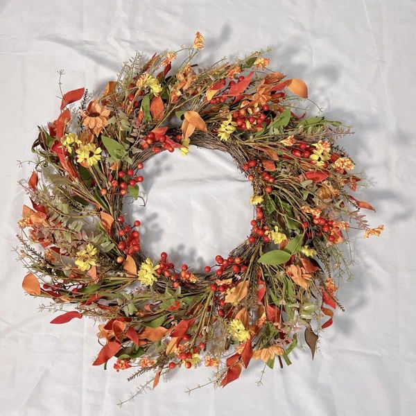 Ansuma 26" Twig Wreath | Wayfair North America