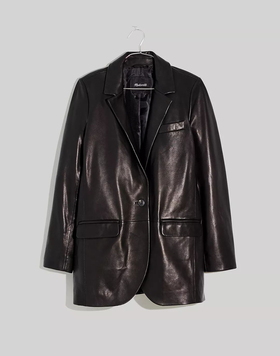 The Larsen Blazer in Leather | Madewell