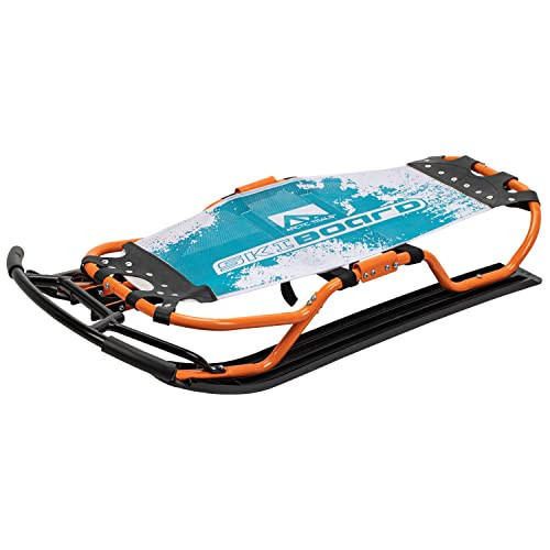 Franklin Sports Arctic Trail Skiboard Snow Sled - Snow Racer Sled with Ski Blade Sliders + Handles - High Performance Snow Racing Sled - Durable All-Weather Premium Snow Sled for All Riders - 42' | Amazon (US)