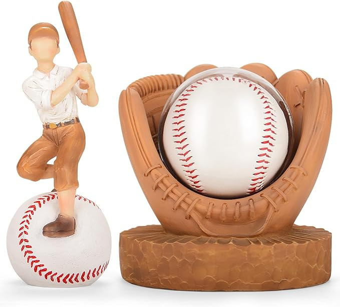 Baseball Display Case Baseball Holder: Baseball Stand Holders Balls Display Set Baseball Gifts fo... | Amazon (US)
