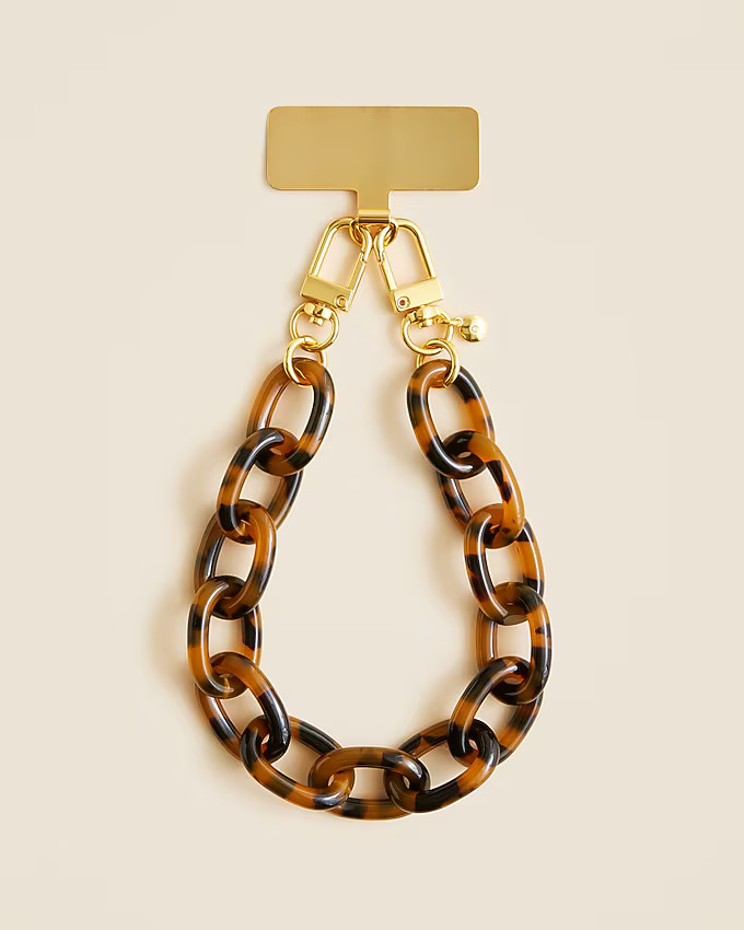 Tortoiseshell phone chain | J. Crew US