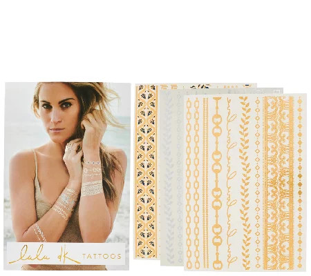 Lulu DK Set of 3 Temporary Tattoos — QVC.com | QVC