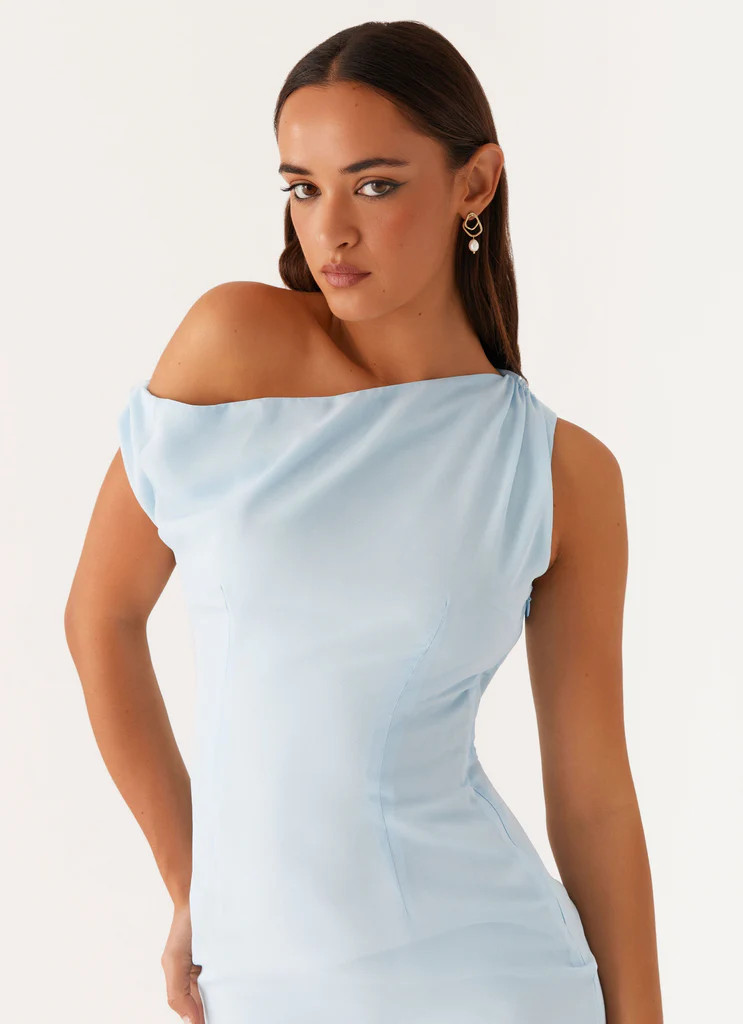 Dinner Date Maxi Dress - Blue | Peppermayo (Global)