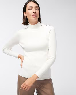 ECOVERO Mock Neck Sweater | Chico's