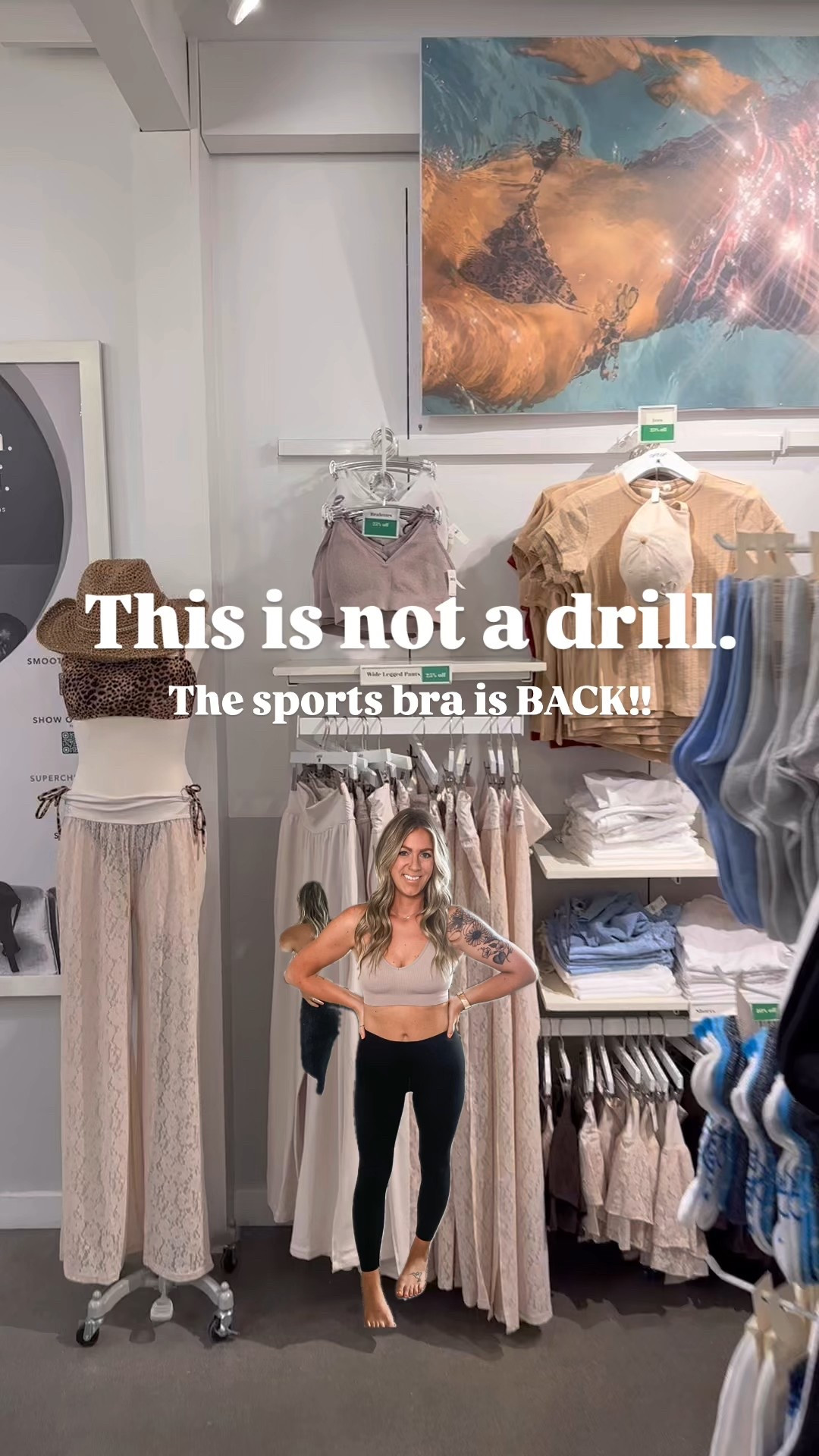 My favorite sports bra is back in stock! In a large 

#LTKMidsize #LTKOver40