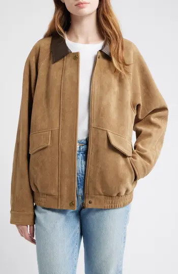 Faux Suede Chore Coat | Nordstrom