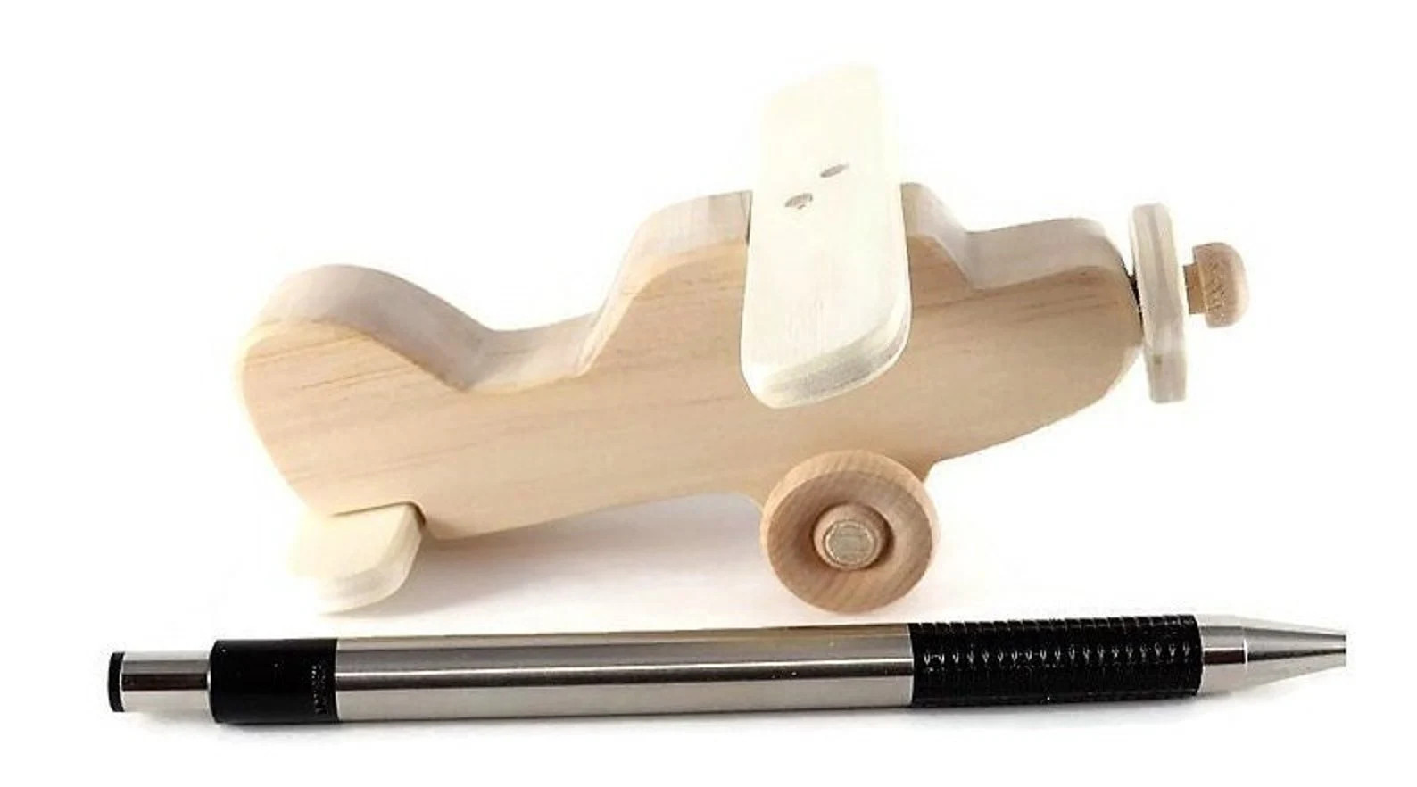 Toy Wood High Wing Airplane, Natural Wood, Eco-friendly - Etsy | Etsy (US)