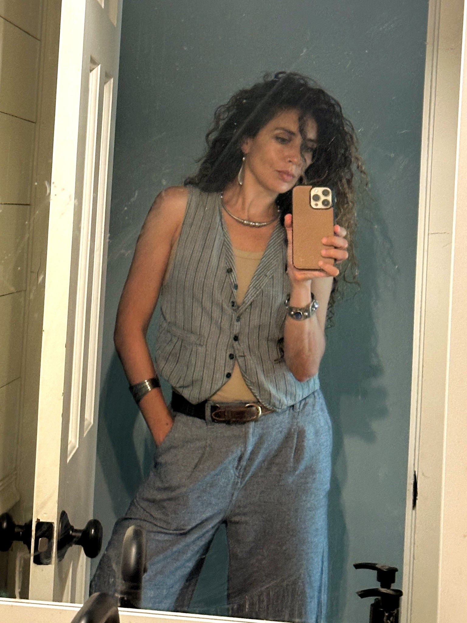 Business Casual 💼 
Super comfy outfit that means business. Cotton trousers and a button down vest. 

#LTKOver40 #LTKStyleTip #LTKWorkwear