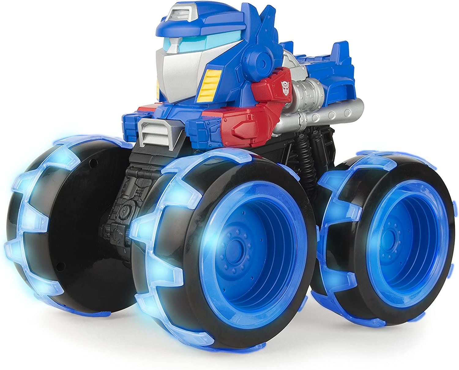 Transformers Optimus Prime Monster Treads – Monster Trucks with Light Up Wheels – Transformer... | Amazon (US)